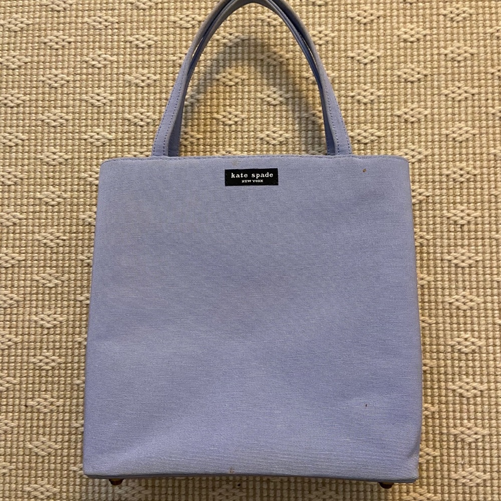 Vintage Kate Spade Top Handle Purse plaid interior